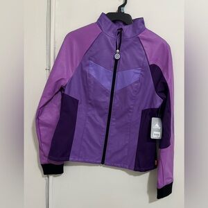 Disney Store Marvel Hawkeye Kate Bishop Ladies' Jacket Cosplay Purple SZ M NWT